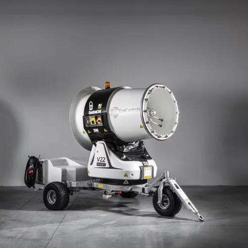 Dust Control Animation 5. Illustration Of A Dry (exhaust) Dust Control