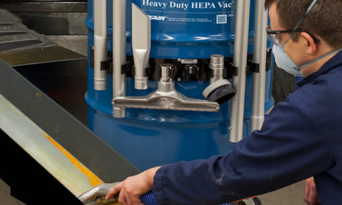 EXAIR Vacuum suction for industrial cleaning